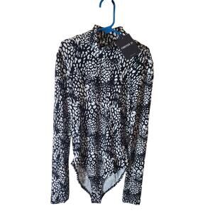 Forever 21 Animal Print Bodysuit, NWT, Medium